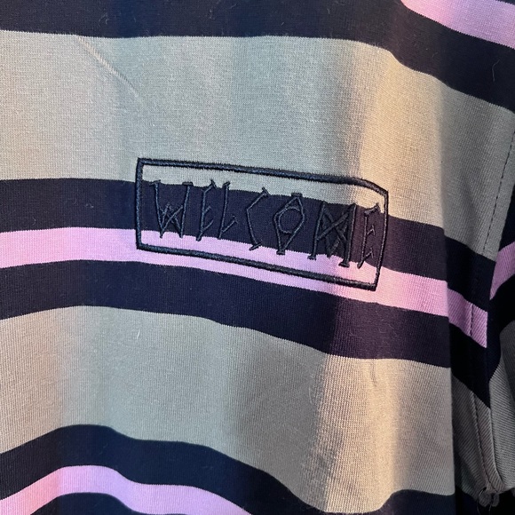 Long sleeve striped Welcome shirt. New with tags - Picture 2 of 3